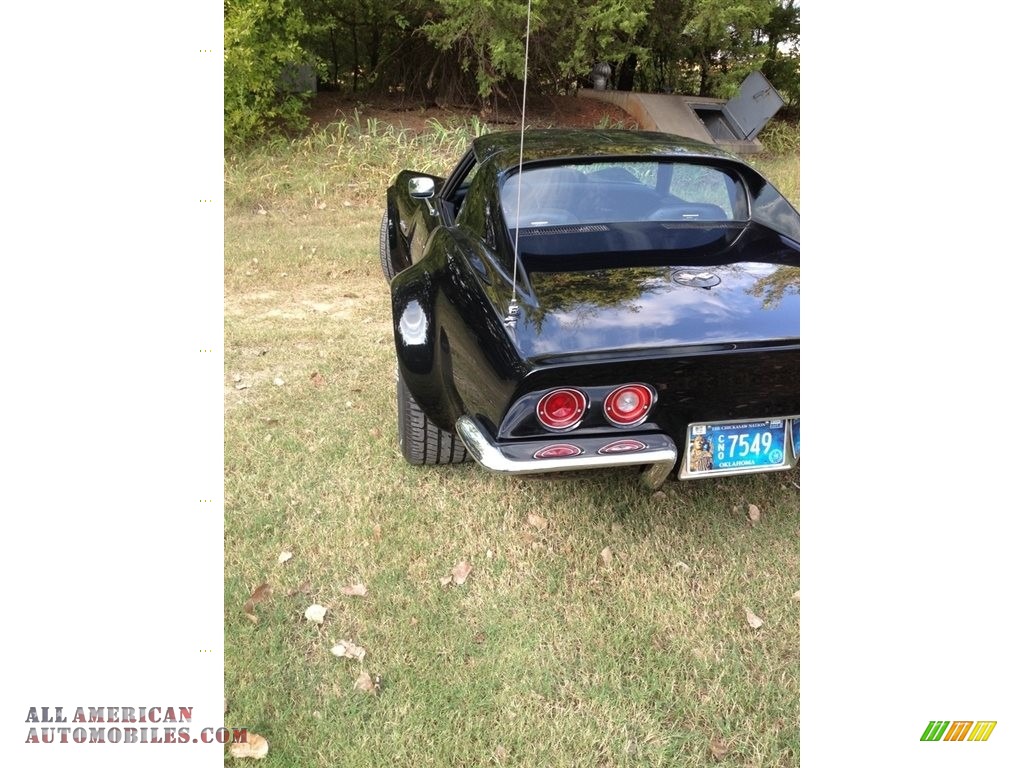 1970 Corvette Stingray Sport Coupe - Black / Black photo #17
