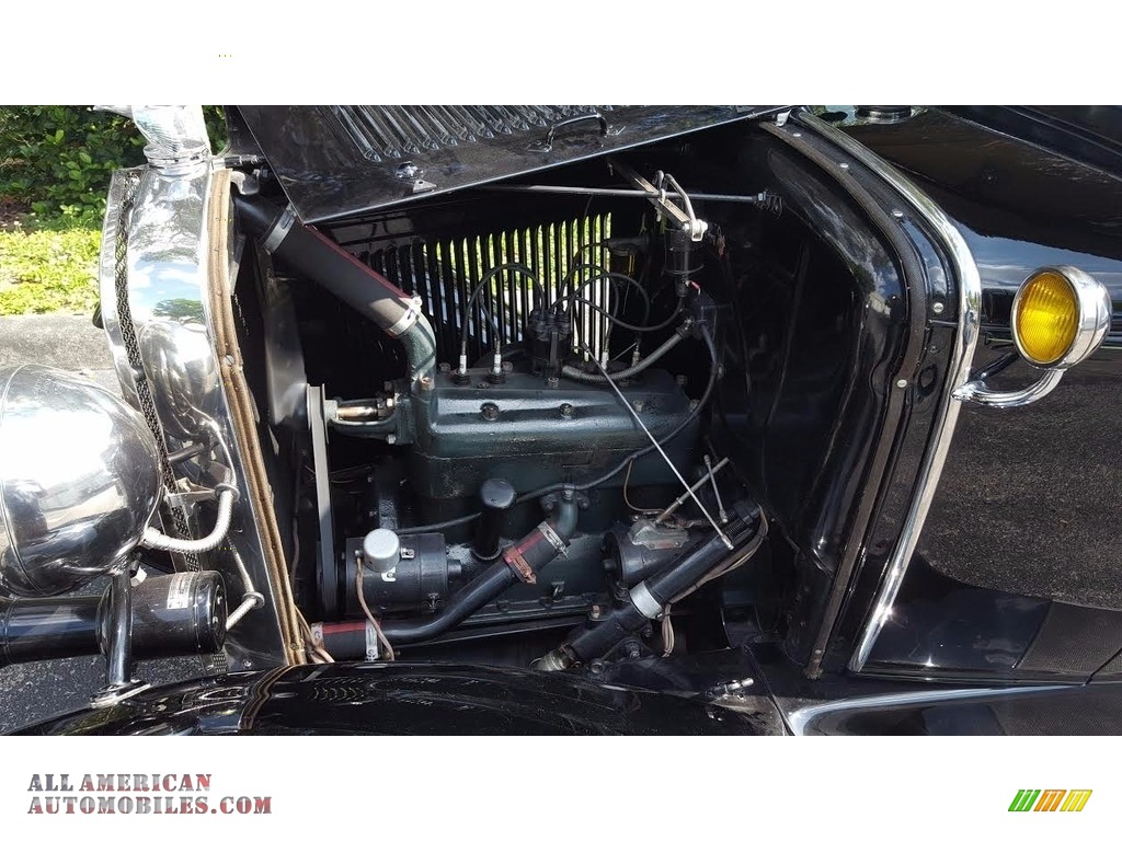 1931 Model A Rumble Seat Roadster - Black / Tan photo #8