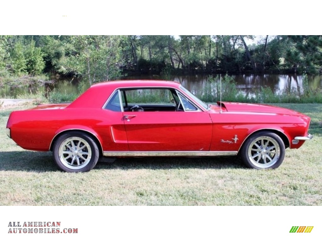 1968 Mustang Restomod Coupe - Red / Black photo #1