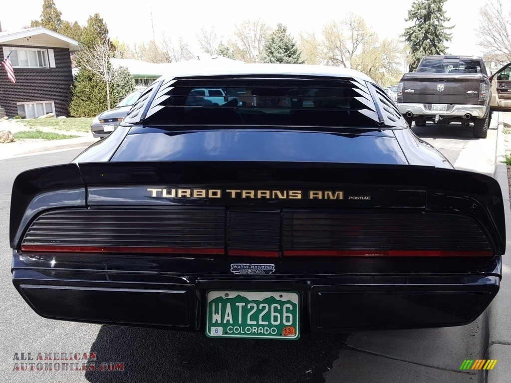 1980 Firebird Turbo Trans Am - Starlight Black / Camel Tan photo #12