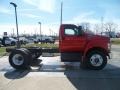 Ford F750 Super Duty Regular Cab Chassis Race Red photo #1