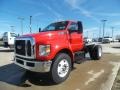 Ford F750 Super Duty Regular Cab Chassis Race Red photo #4