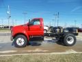 Ford F750 Super Duty Regular Cab Chassis Race Red photo #5