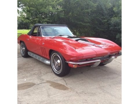 Rally Red 1966 Chevrolet Corvette Sting Ray Convertible
