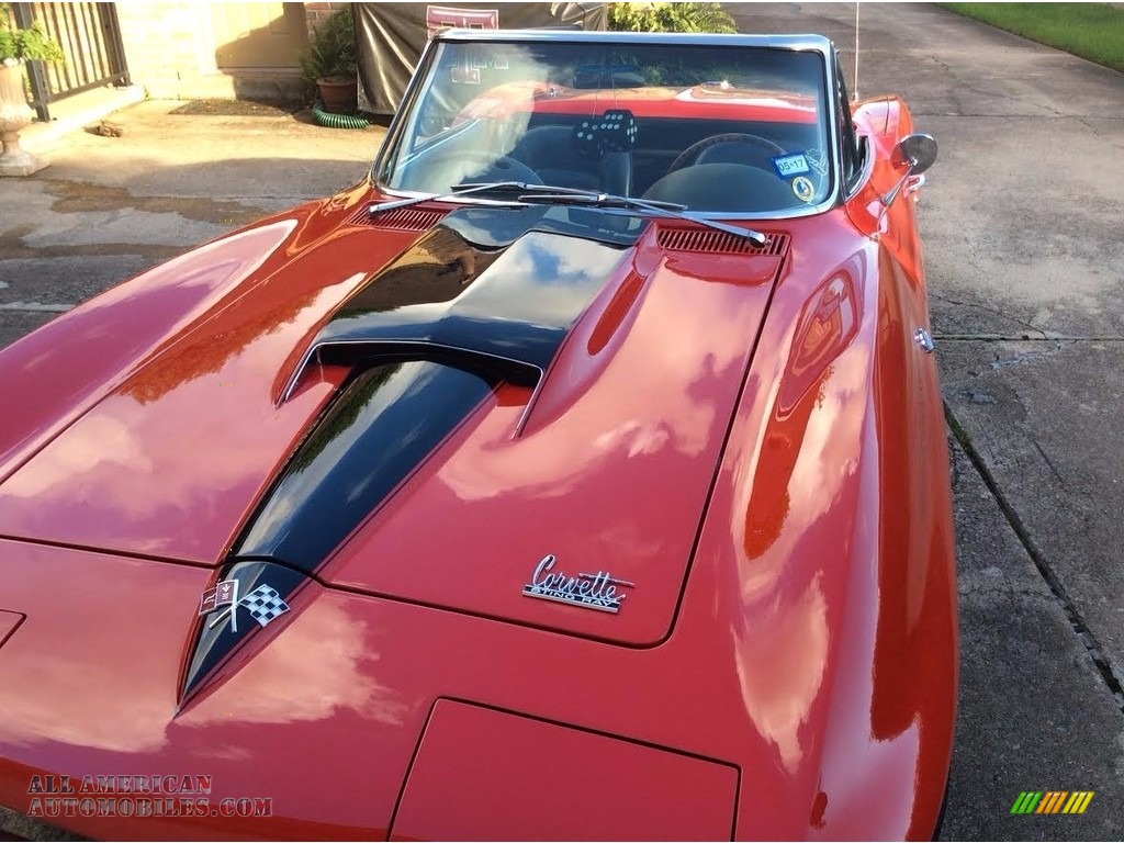 1966 Corvette Sting Ray Convertible - Rally Red / Black photo #6