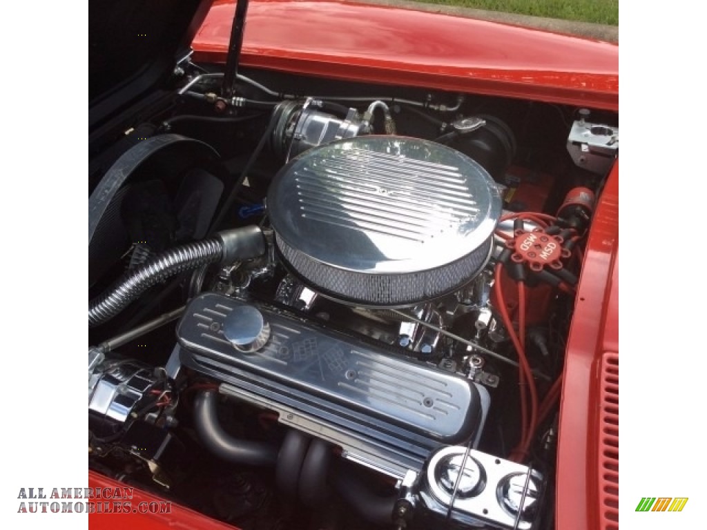 1966 Corvette Sting Ray Convertible - Rally Red / Black photo #16