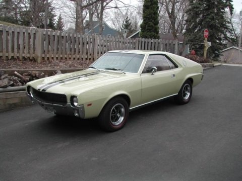 Pompeii Yellow 1969 AMC AMX Coupe