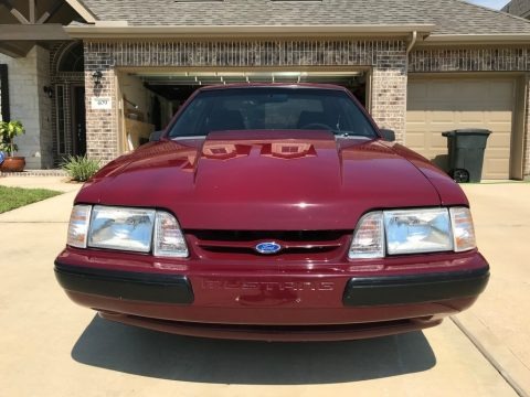 Cabernet Red Metallic 1989 Ford Mustang LX 5.0 Coupe