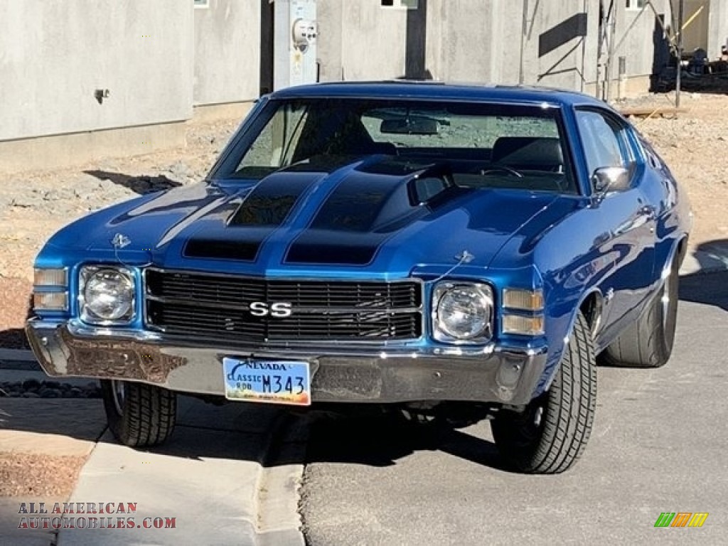 1971 Chevelle SS Coupe - Blue / Black photo #1