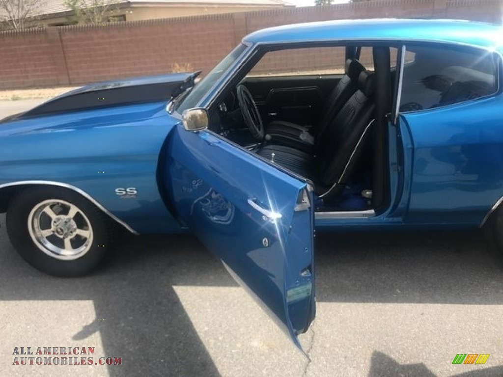 1971 Chevelle SS Coupe - Blue / Black photo #9