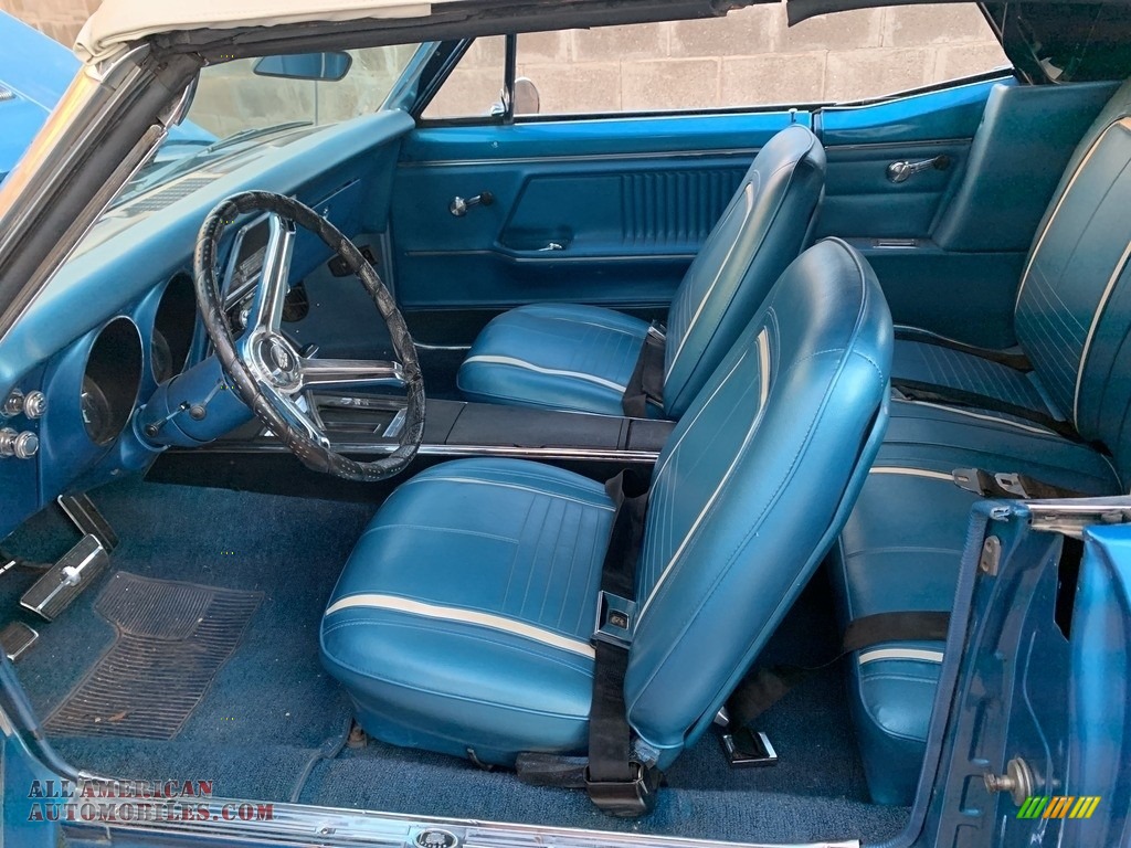 1967 Camaro SS Convertible - Marina Blue / Blue photo #5