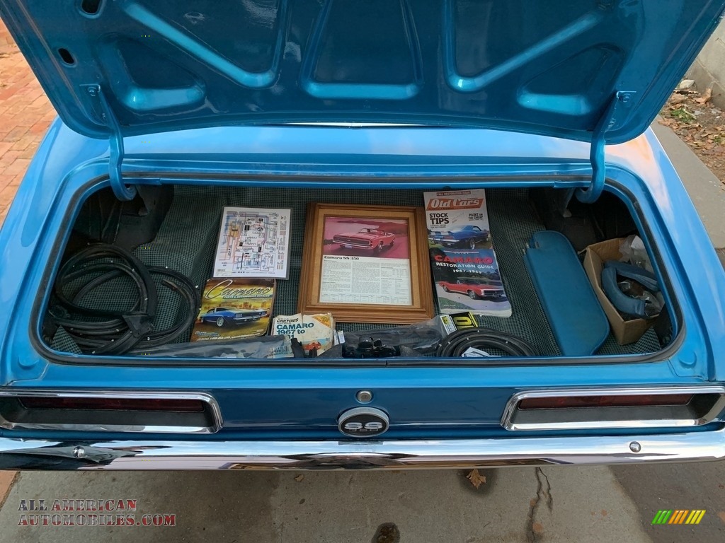 1967 Camaro SS Convertible - Marina Blue / Blue photo #15