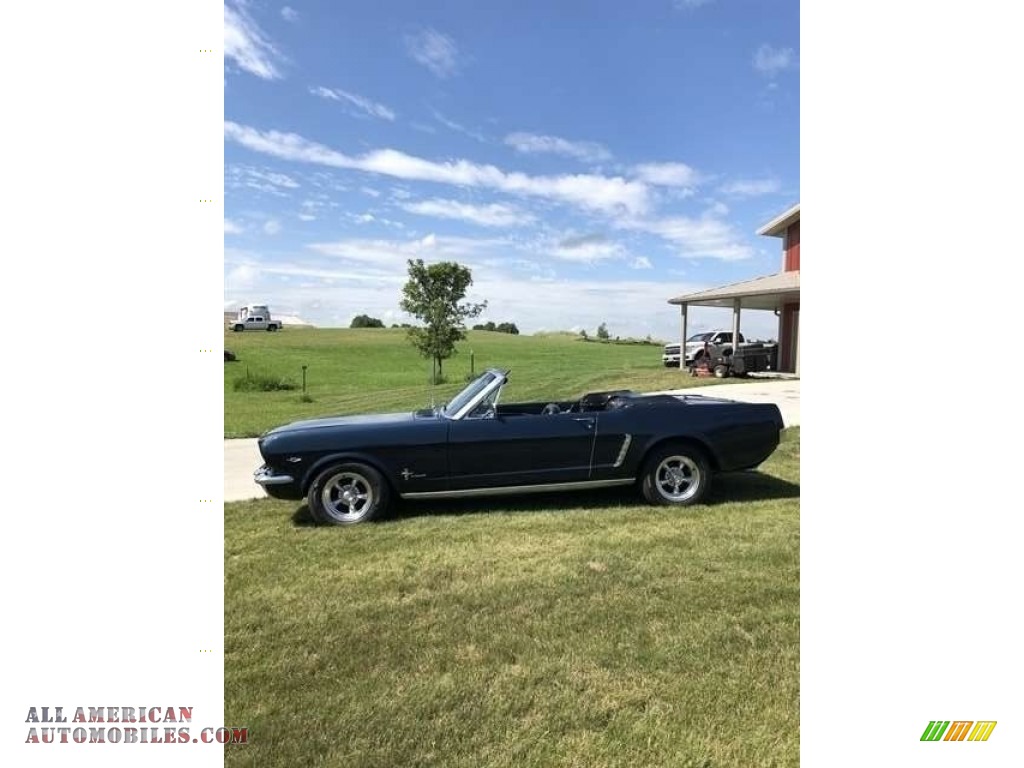 1964 Mustang Convertible - Dark Blue / Black photo #5