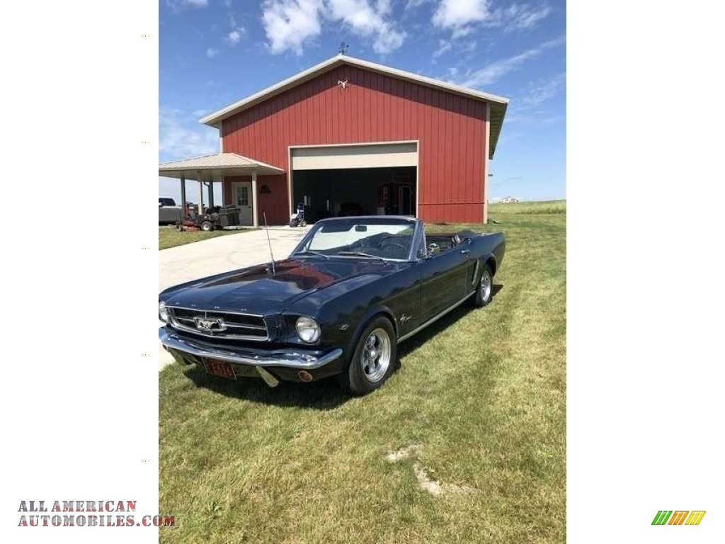 1964 Mustang Convertible - Dark Blue / Black photo #6