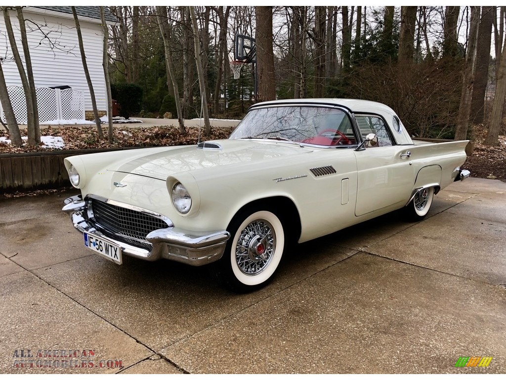 1957 Thunderbird  - Colonial White / Red photo #1