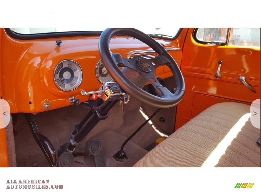 1951 F1 Pickup Custom - Orange / Tan photo #2