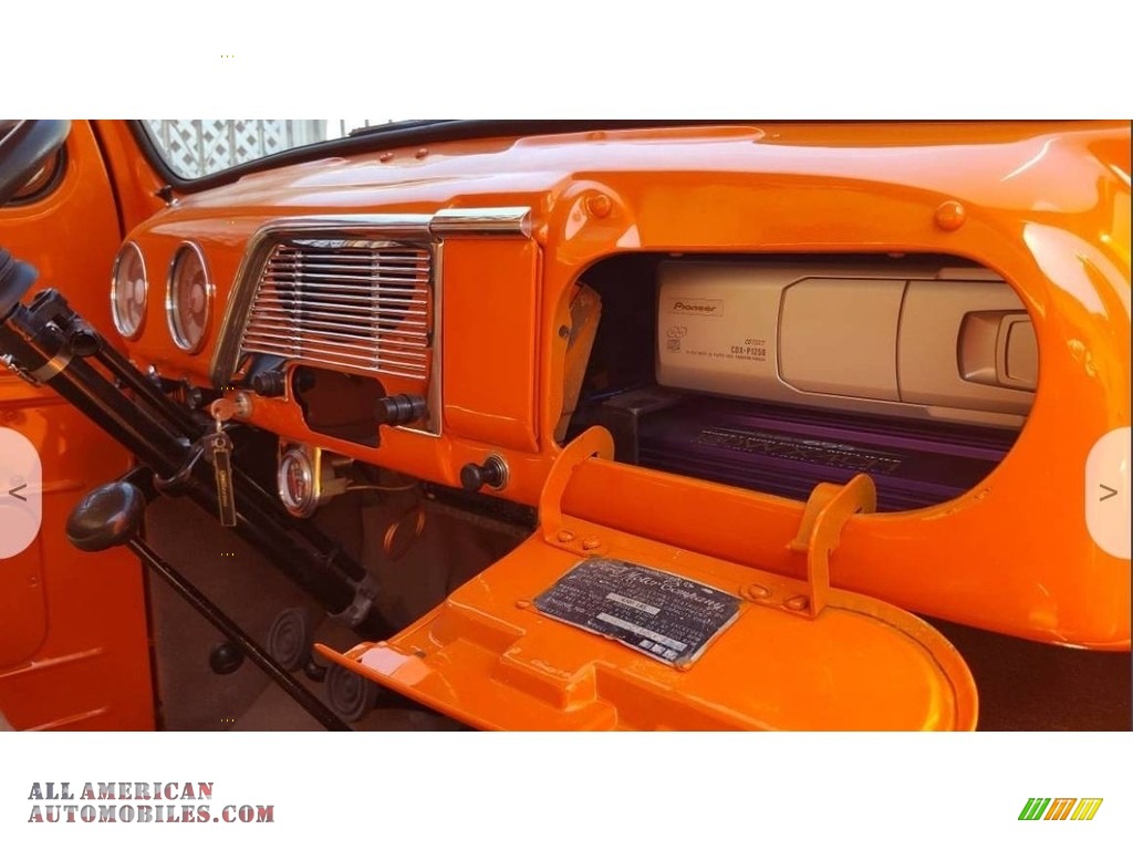 1951 F1 Pickup Custom - Orange / Tan photo #4