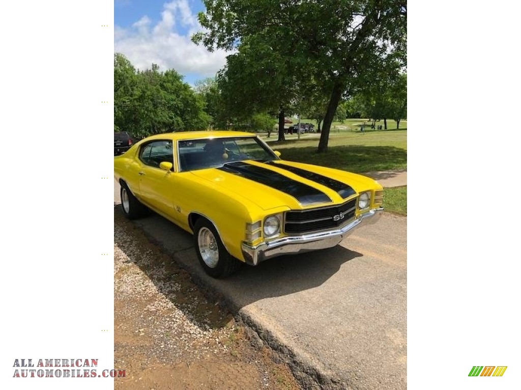 1971 Chevelle SS Coupe - Yellow / Black photo #8