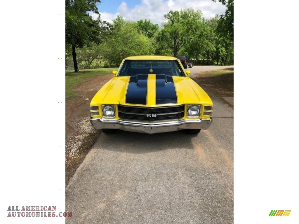 1971 Chevelle SS Coupe - Yellow / Black photo #9