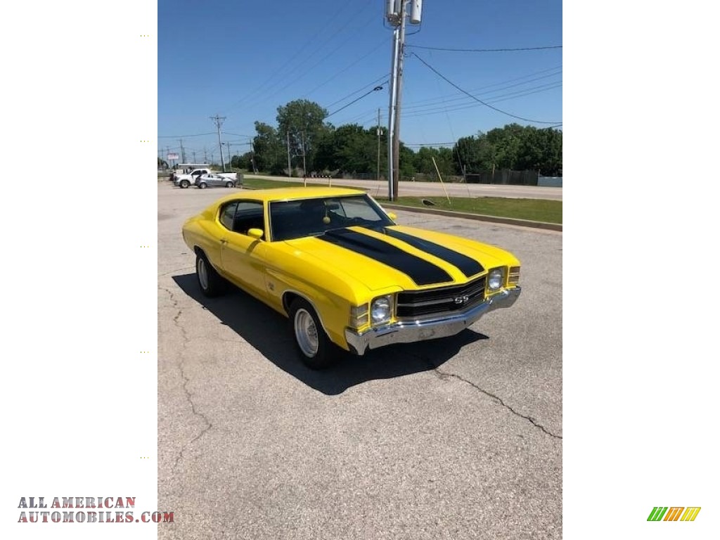 1971 Chevelle SS Coupe - Yellow / Black photo #10