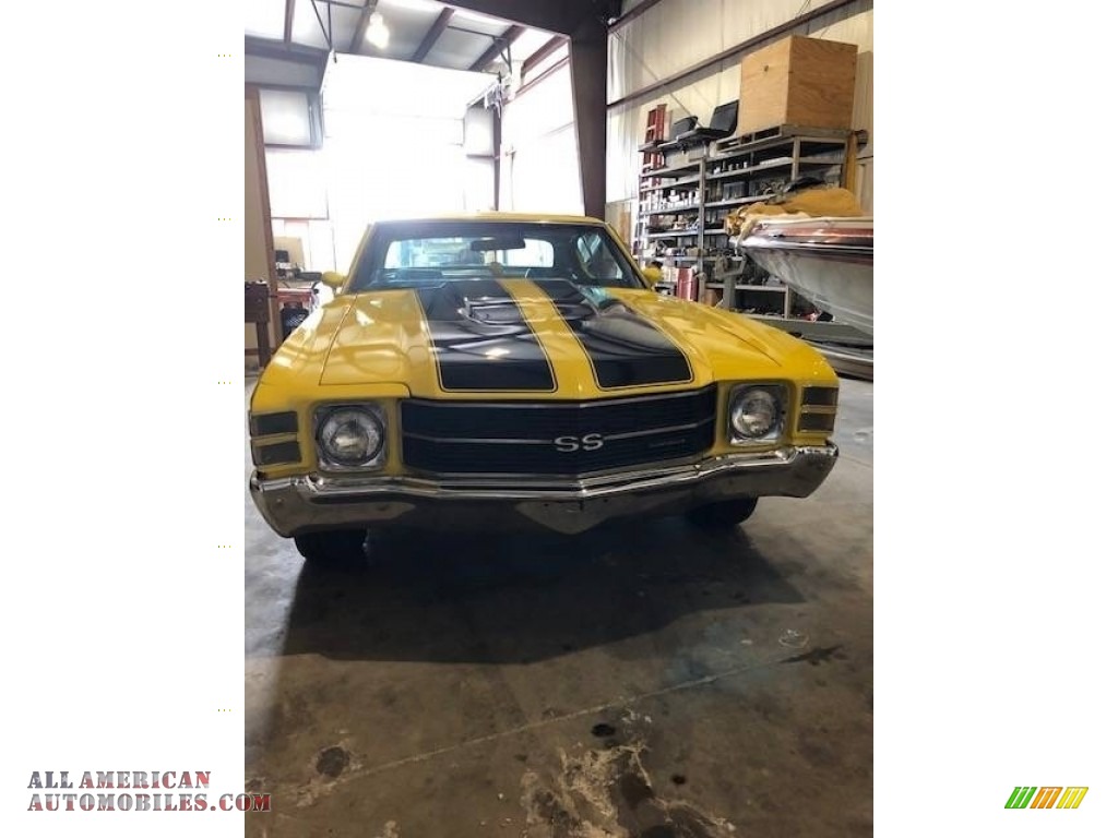 1971 Chevelle SS Coupe - Yellow / Black photo #11