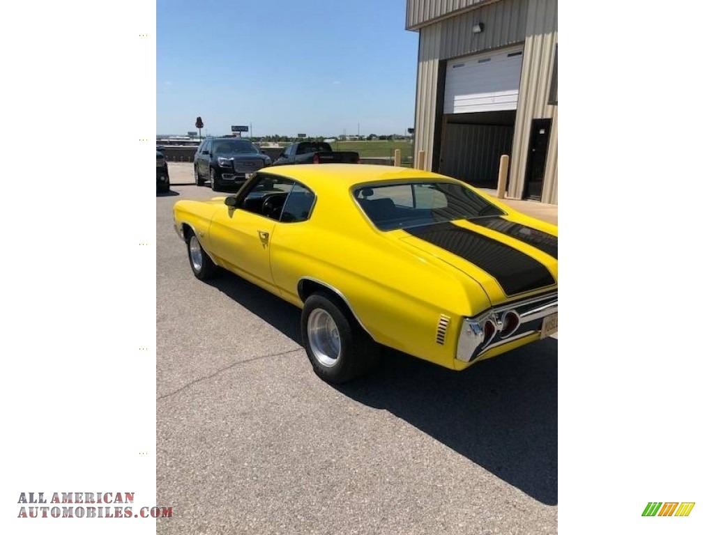 1971 Chevelle SS Coupe - Yellow / Black photo #13