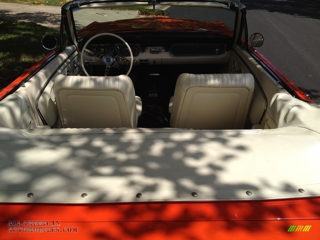 1966 Mustang Convertible - Red / Parchment photo #3