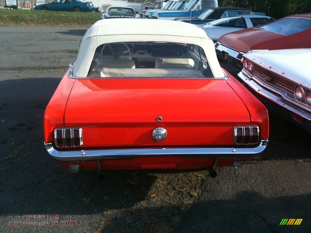 1966 Mustang Convertible - Red / Parchment photo #6