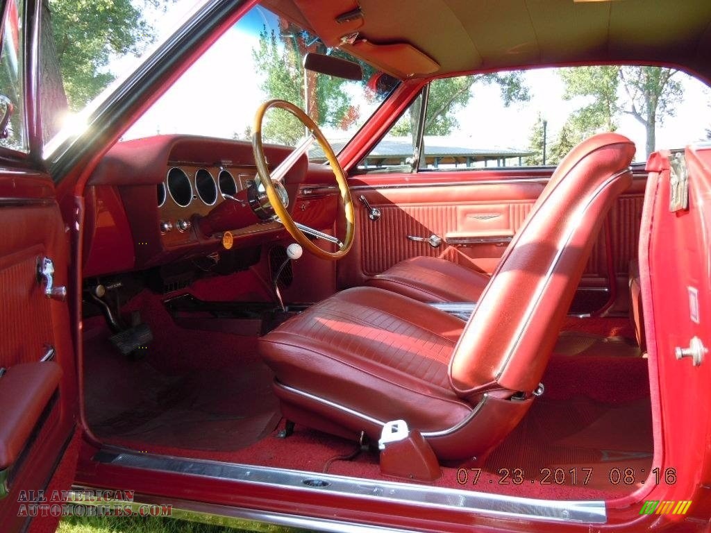 1966 GTO Hardtop - Montero Red / Red photo #8