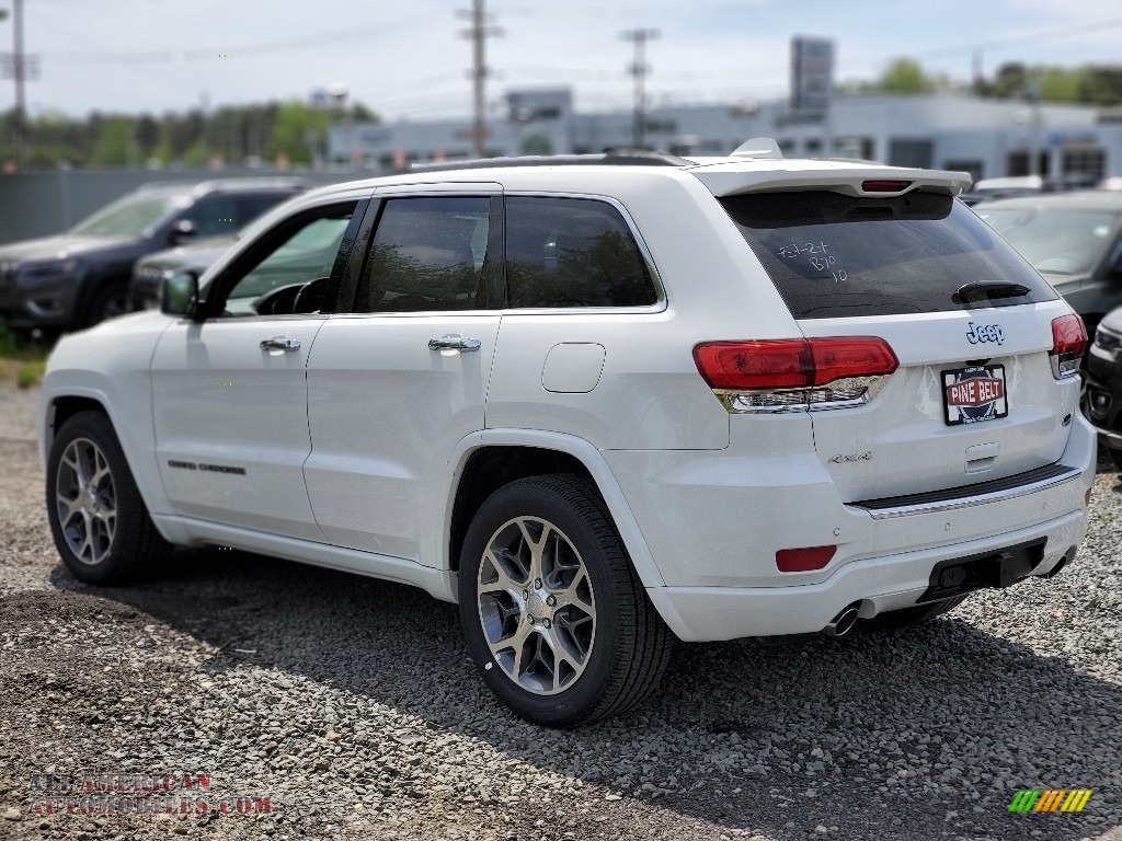 2020 Grand Cherokee Overland 4x4 - Bright White / Black photo #6