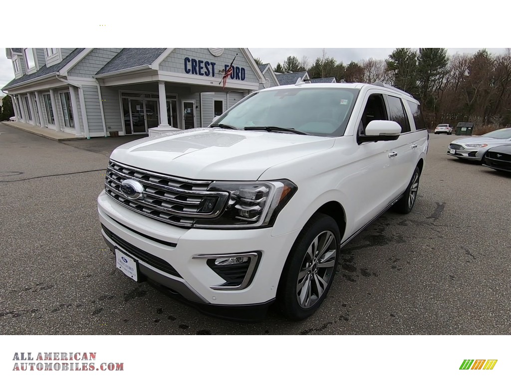2020 Expedition Limited Max 4x4 - Oxford White / Medium Stone photo #3