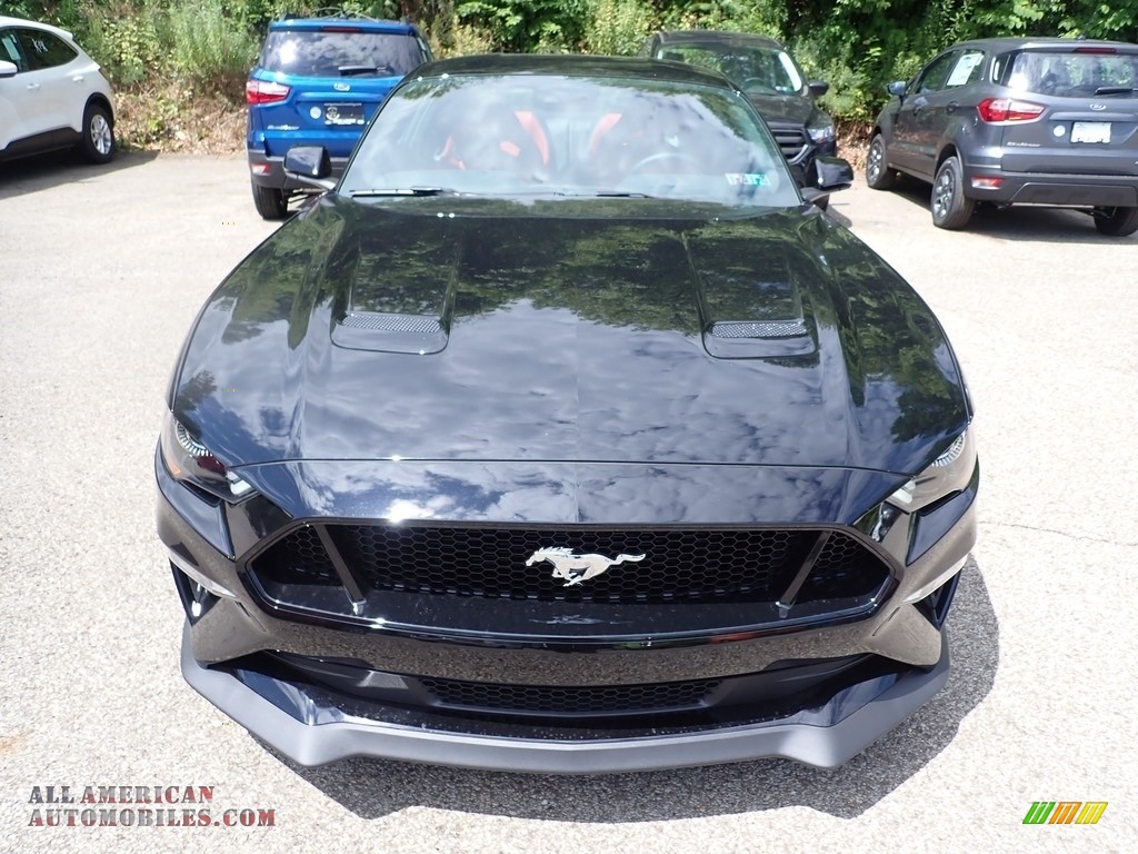 2020 Mustang GT Premium Fastback - Shadow Black / Showstopper Red/Recaro Leather Trimmed photo #4