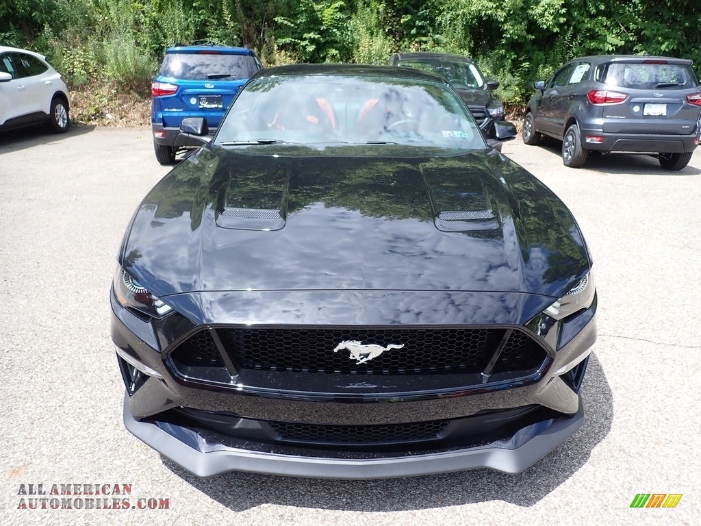 2020 Mustang GT Premium Fastback - Shadow Black / Showstopper Red/Recaro Leather Trimmed photo #12