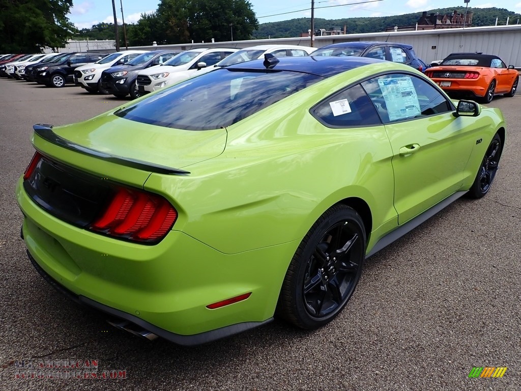 2020 Mustang GT Fastback - Grabber Lime / Ebony photo #2