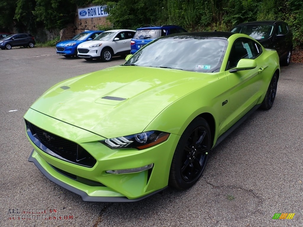 2020 Mustang GT Fastback - Grabber Lime / Ebony photo #5