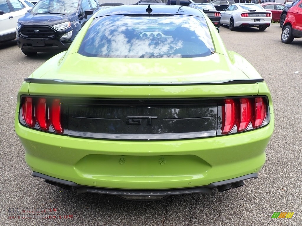 2020 Mustang GT Fastback - Grabber Lime / Ebony photo #8