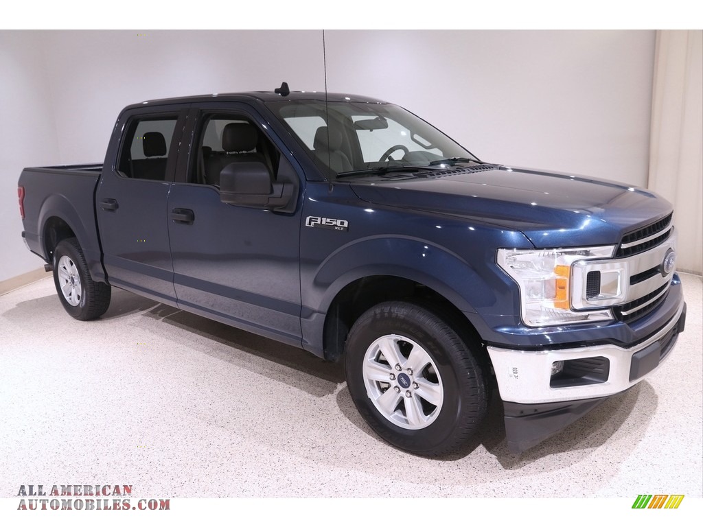 Blue Jeans / Earth Gray Ford F150 XLT SuperCrew