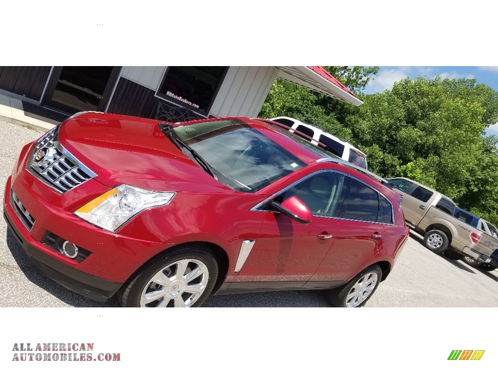 2013 SRX Performance AWD - Crystal Red Tintcoat / Shale/Brownstone photo #29