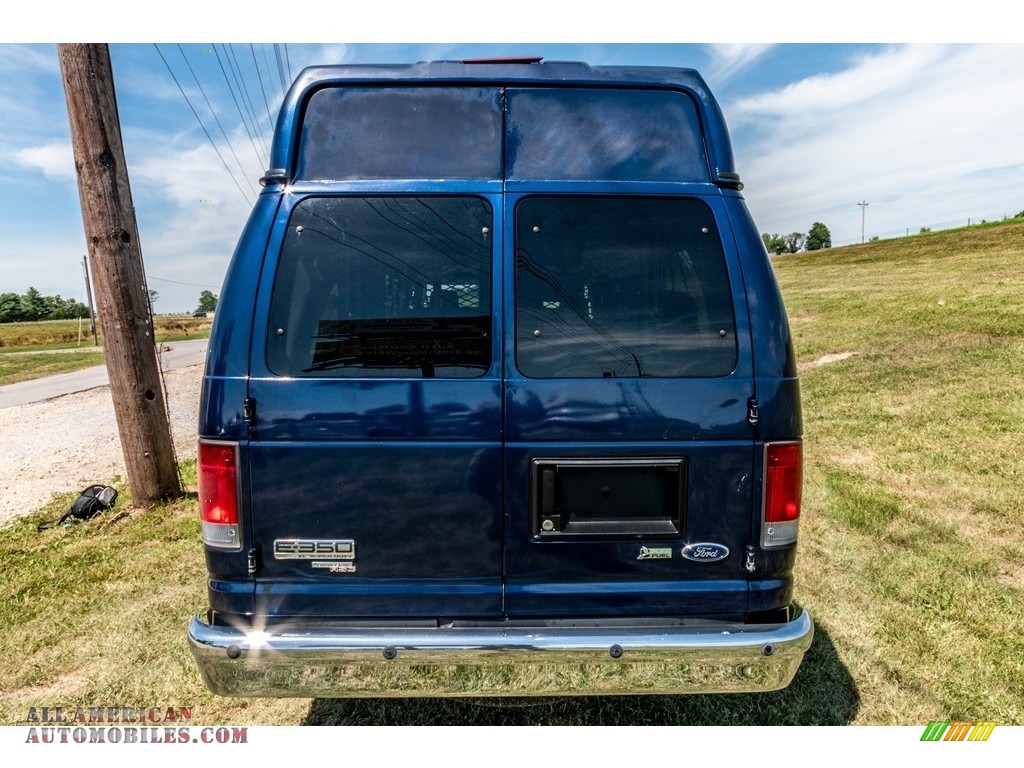 2011 E Series Van E350 XL Extended Passenger - Dark Blue Pearl Metallic / Medium Flint photo #11