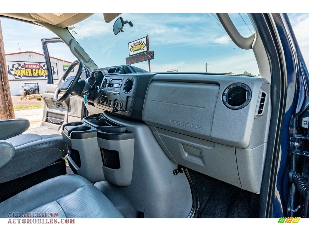 2011 E Series Van E350 XL Extended Passenger - Dark Blue Pearl Metallic / Medium Flint photo #29
