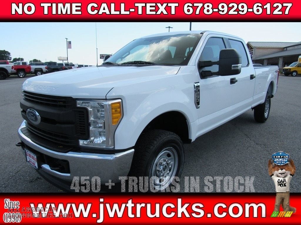 2017 Ford F250 Super Duty XL Crew Cab 4x4 in Oxford White for sale photo 14 F24155 All