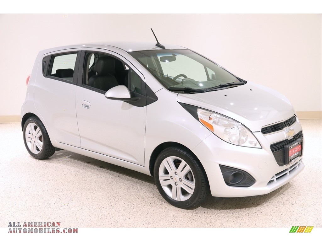Silver Ice / Silver/Silver Chevrolet Spark LS