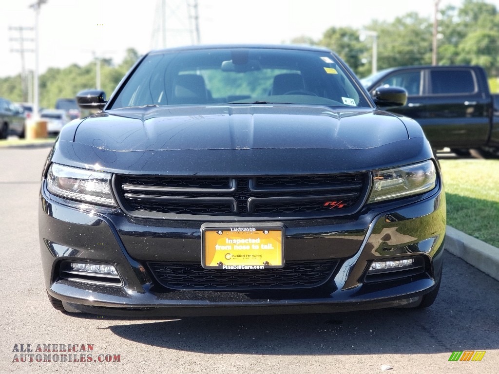 2016 Charger R/T - Pitch Black / Black photo #15