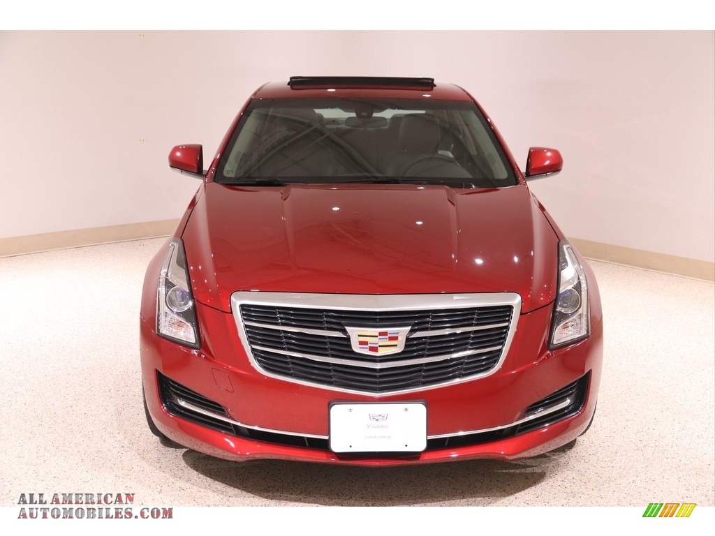 2017 ATS AWD - Red Obsession Tintcoat / Light Platinum w/Jet Black Accents photo #2