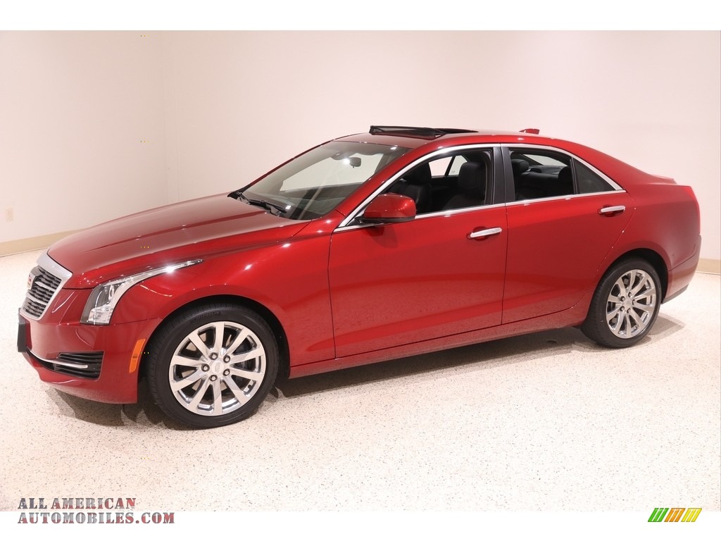2017 ATS AWD - Red Obsession Tintcoat / Light Platinum w/Jet Black Accents photo #3