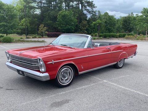 Candy Apple Red 1966 Ford Galaxie 500 7 Litre Convertible