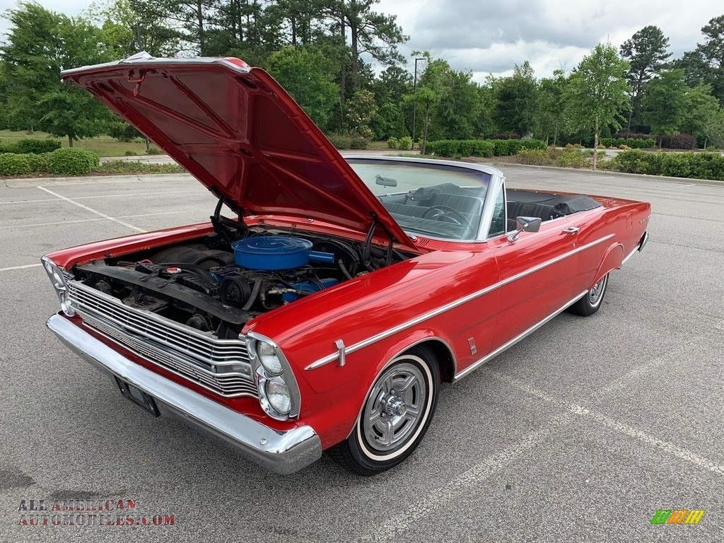 1966 Galaxie 500 7 Litre Convertible - Candy Apple Red / Black photo #6