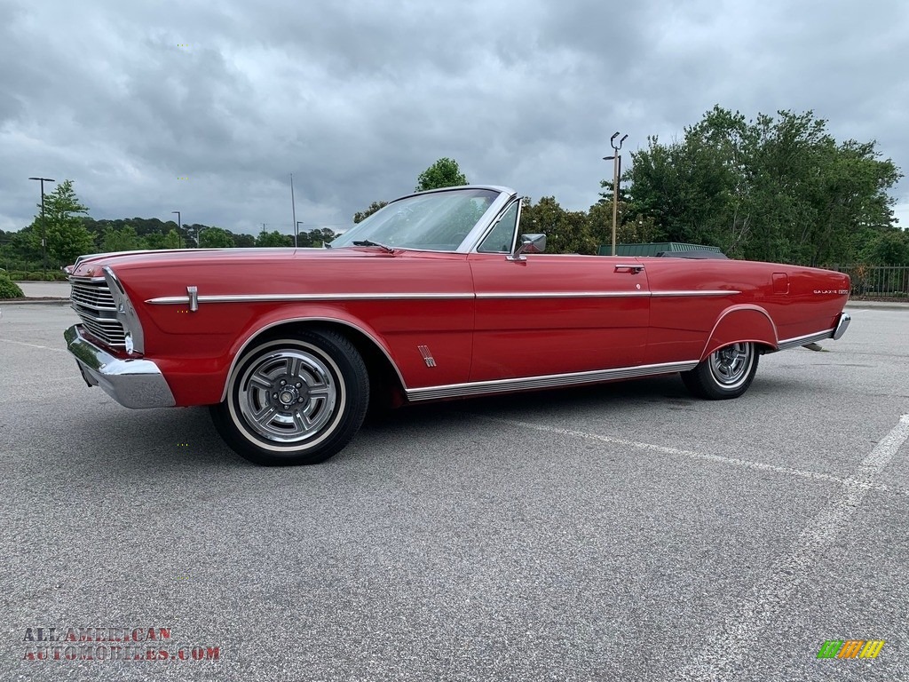 1966 Galaxie 500 7 Litre Convertible - Candy Apple Red / Black photo #11