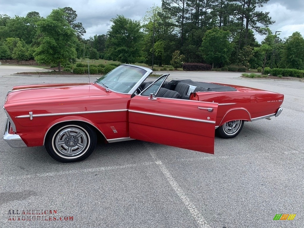 1966 Galaxie 500 7 Litre Convertible - Candy Apple Red / Black photo #12