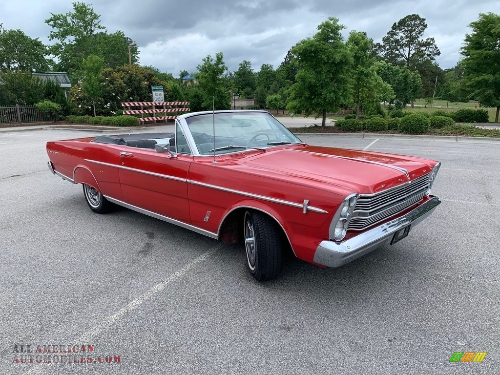 1966 Galaxie 500 7 Litre Convertible - Candy Apple Red / Black photo #16